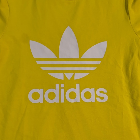 Adidas yellow tree foil tee - Picture 4 of 7